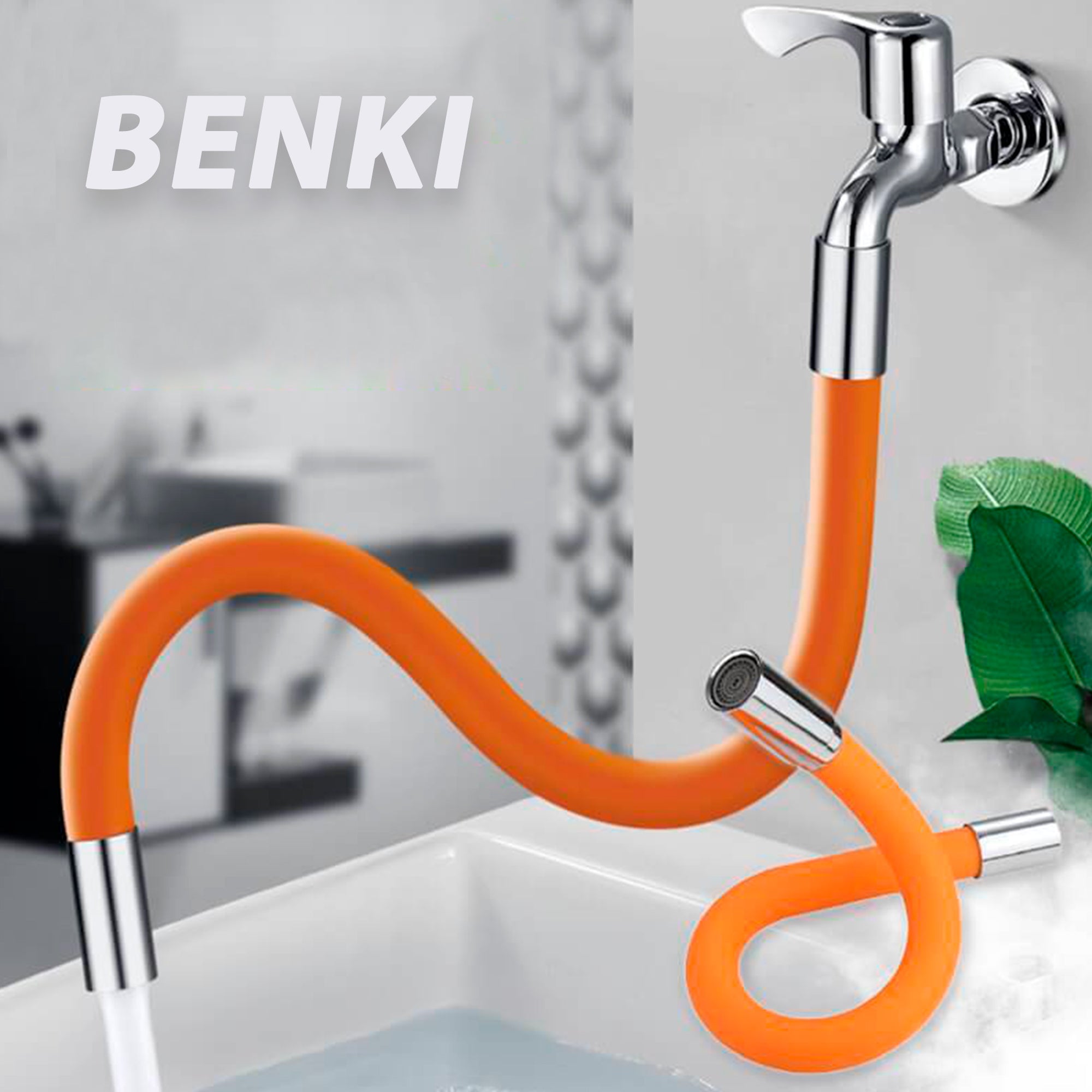 Benki - set 2 extensii reglabile pentru robineți