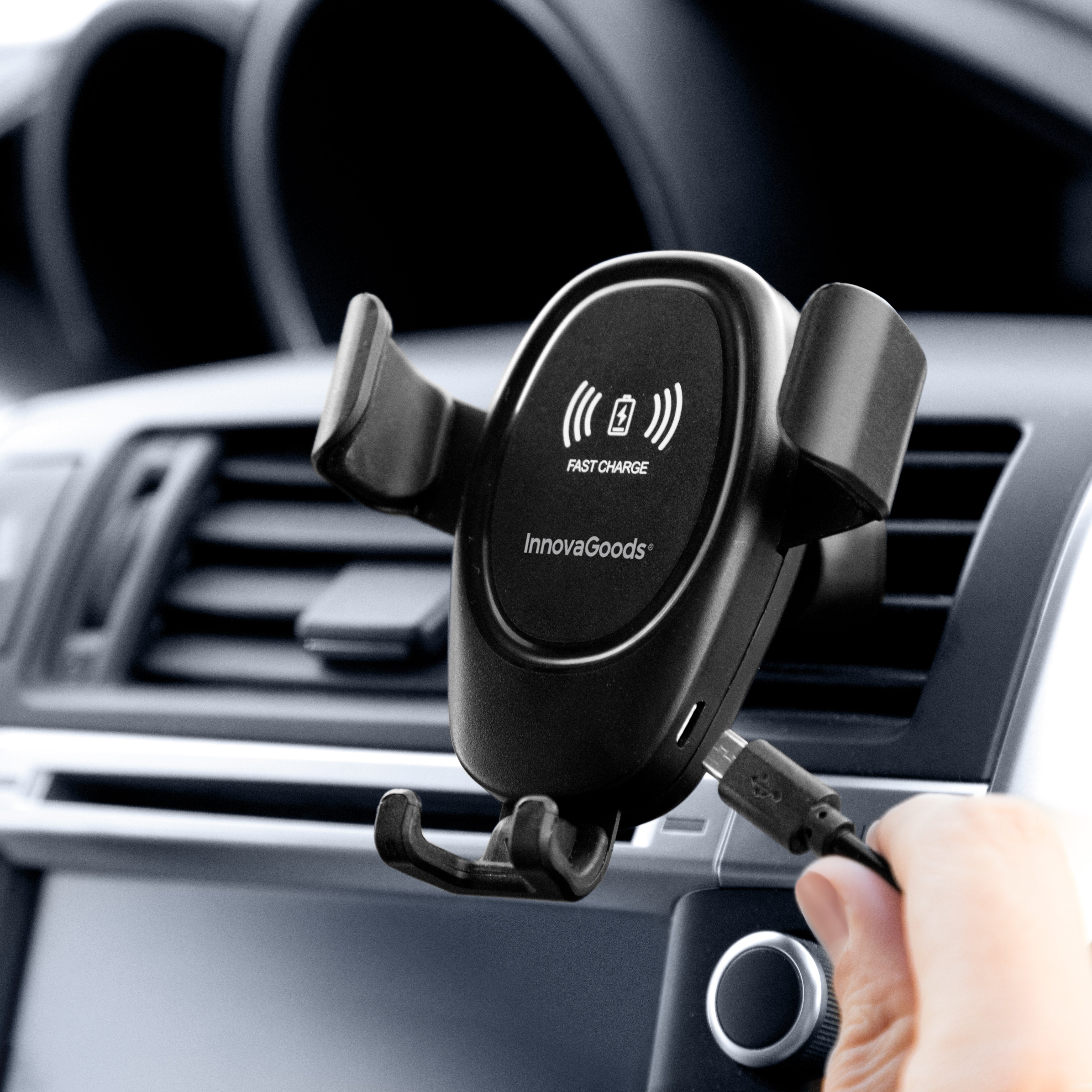 Wireless Charger - Suport de telefon pentru mașină cu încărcare wireless