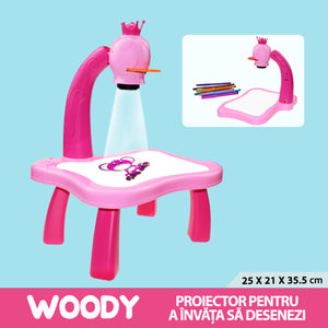 WOODY - Proiector pentru deprinderea desenului