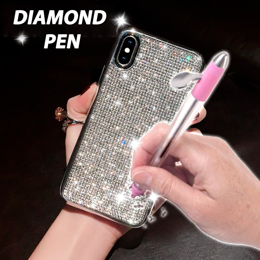 Diamond Pen - Stilou de aplicare a pietrelor (2000 de pietre incluse)