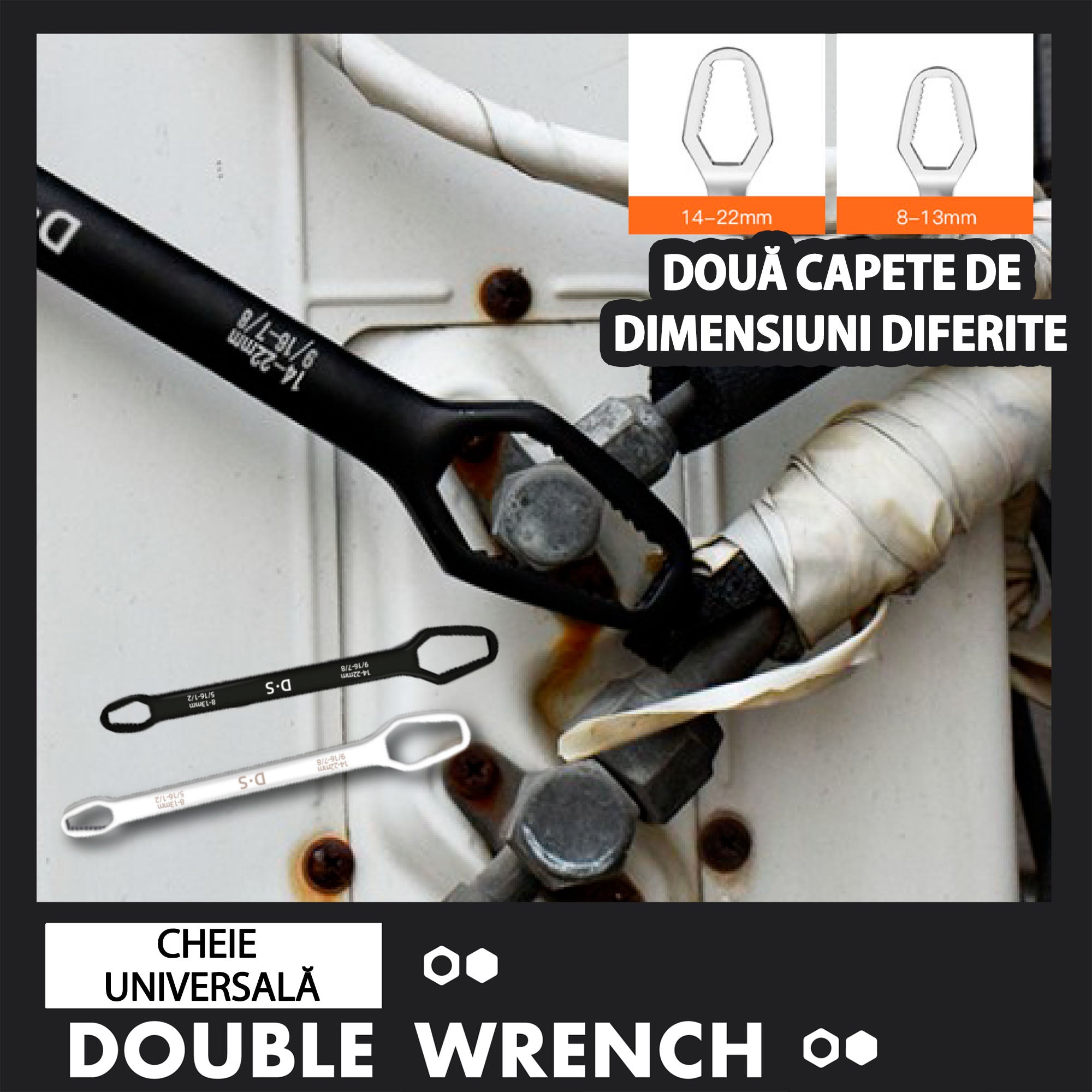 Double Wrench - Cheie universală